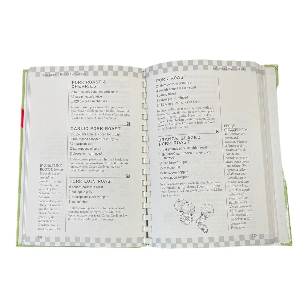 Cookbook busy woman
